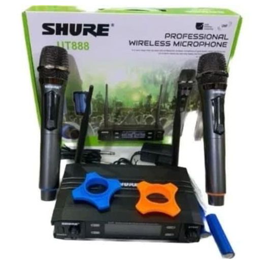 Generic Micro baladeur shure UT-888 rechargeable professionnelle longue portée - image 2