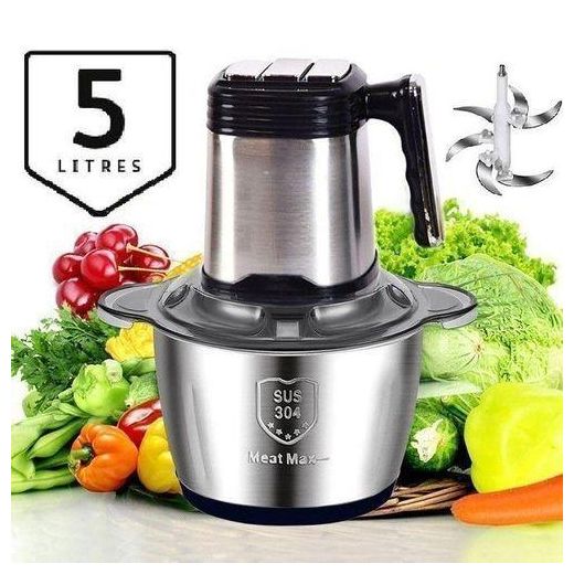 Gn mixeur a foutou graine palm viande - Foutoumix 5L - 6 LAMES EN INOX - foutou mix - melangeur de foutou - machines de foutou - foutoumix mixeur - hacheur de viande - Blender - mixeur de foutou graine et viande - Mixeur Hachoi