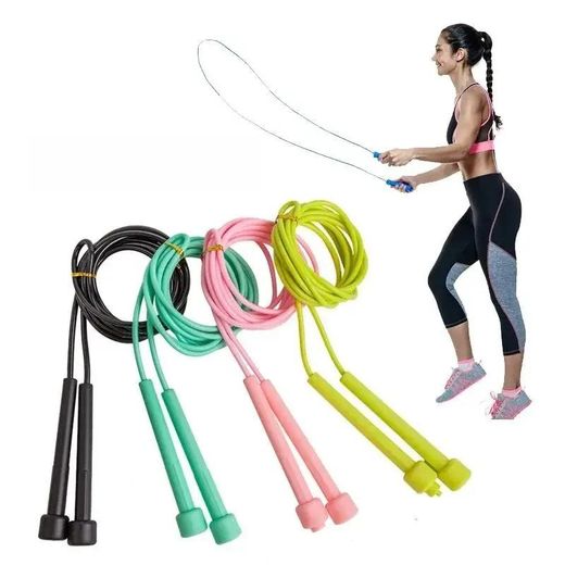 Generic Corde à Sauter Réglable Pour Homme Et Femme En PVC - Entraînement Cardio Fitness