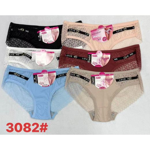 Lot de 06 caleçons dentelle sans trace
