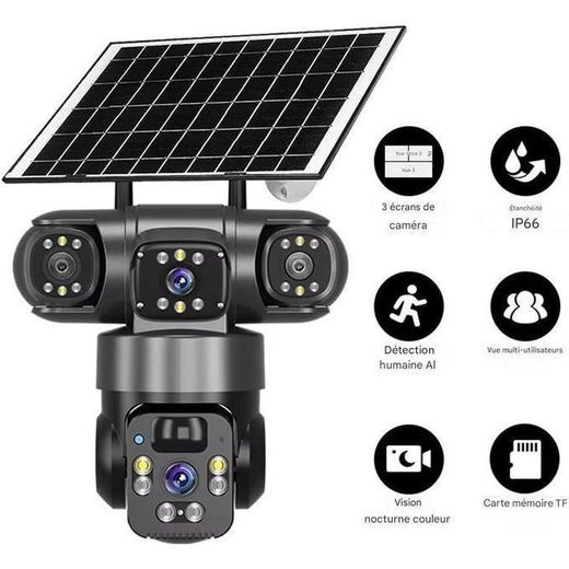 CALUS Caméra de surveillance solaire de sécurité VC 21-4G - image 2