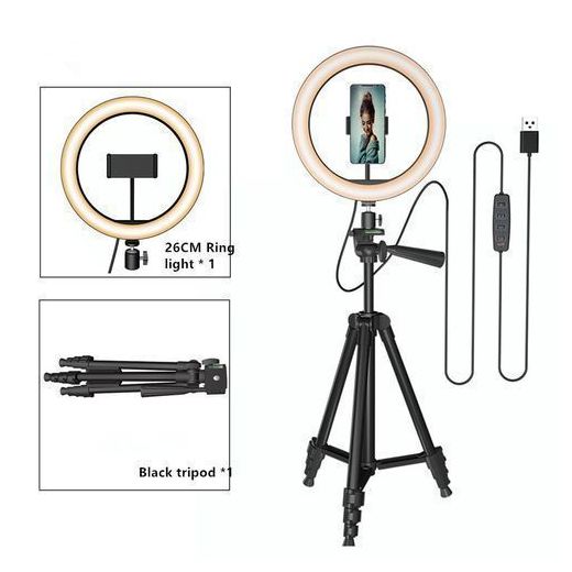 Generic Ring Light Avec Trépied 10"  Ring Live Light