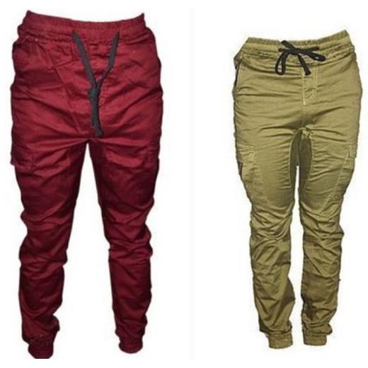 Lot De 2 Pantalons Chasseurs - Vert-Rouge