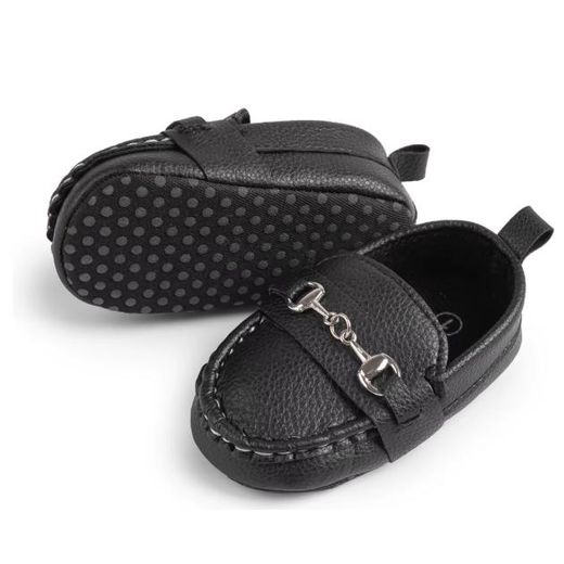 Chaussures pour bébé de 0-6 mois, chaussures de marche décontractées à semelle souple pour bébé, chaussures en cuir pour bébé
