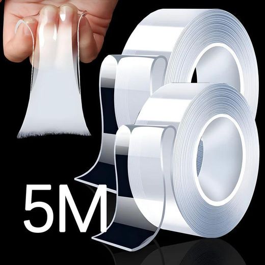 Generic Ruban adhésif double face transparent étanche, autocollants double face, bande de colle sans caractéristique, outils réutilisables pour cuisine et chambre à coucher