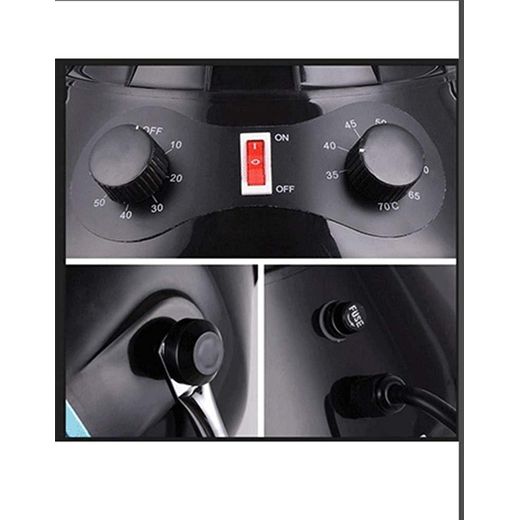 Generic Casque Sèche-Cheveux Sur Pied Pour Salon De Coiffure -Hotte De Séchage Portable Pro Avec Roue - image 4