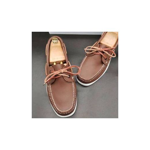 Chaussures - Baladeuse Tendance pour Homme - Revêtement style cuir résistant - MARON - Confort & Style