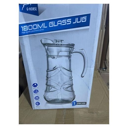 Generic Carafe à Eau Et Jus - Table à Manger - 1,25 Litre - Transparent BG - image 2