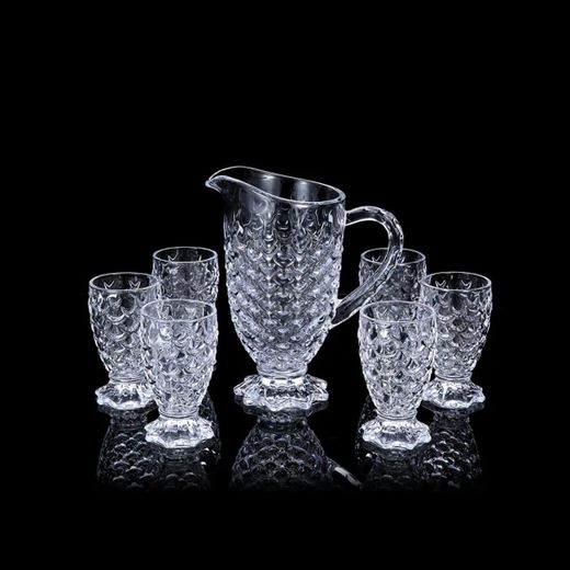 Generic Service à Jus en Verre – Carafe + 6 Verres Élégants - image 4