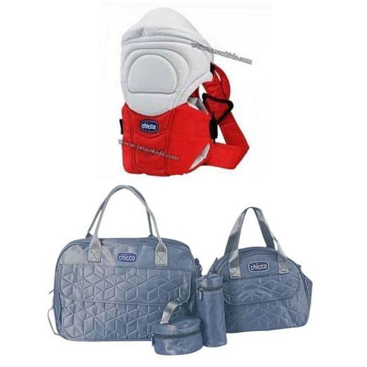 Generic Kangourou Porte-Bébé + Ensemble de Sacs à Langer