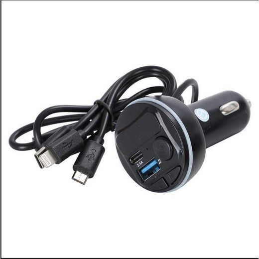 Generic Kit émetteur-modulateur Bluetooth 3 en 1 pour voiture, lecteur MP3 FM mains libres, avec câbles de charge