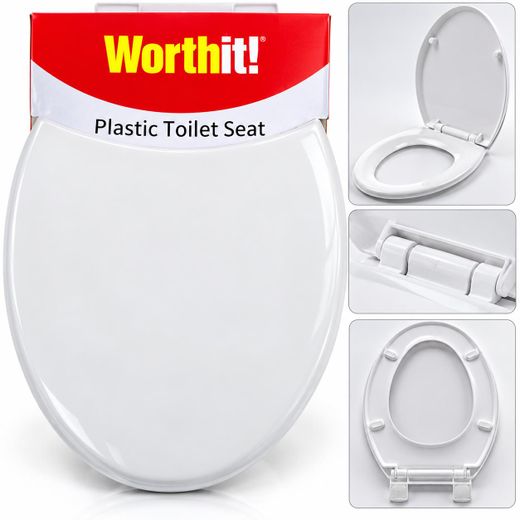 ABATTANT WC Blanc - LOURD Et Confortable 
