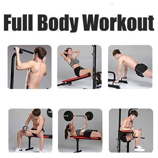 Generic Équipement de fitness Banc de musculation, barre de musculation, banc d'haltères - image 3