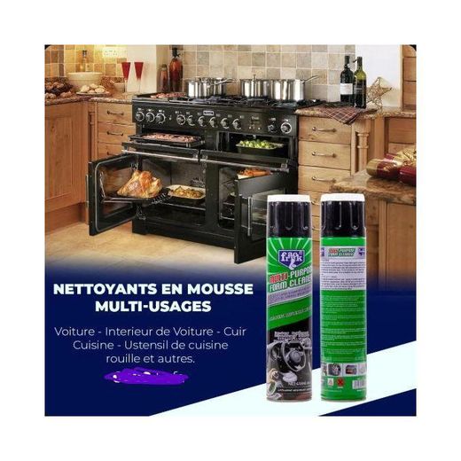 Generic Deux Nettoyant Mousse Multi-Usages 650ml – Élimine la Saleté en Profondeur - image 4
