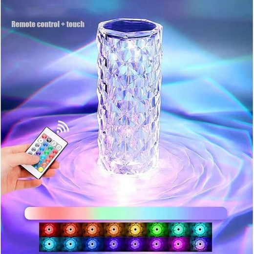 Generic Abat-jour Lampe De Table Rechargeable - image 3