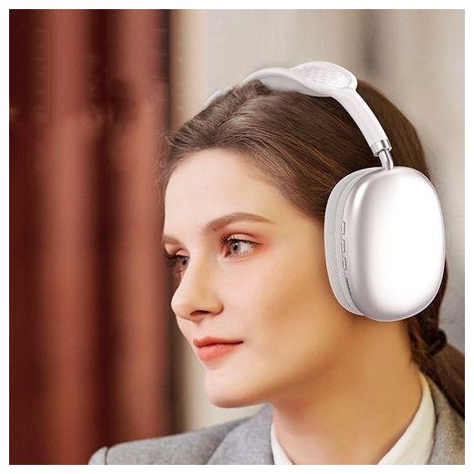 Generic Casque Bluetooth Multi-Fonction P9 Blanc