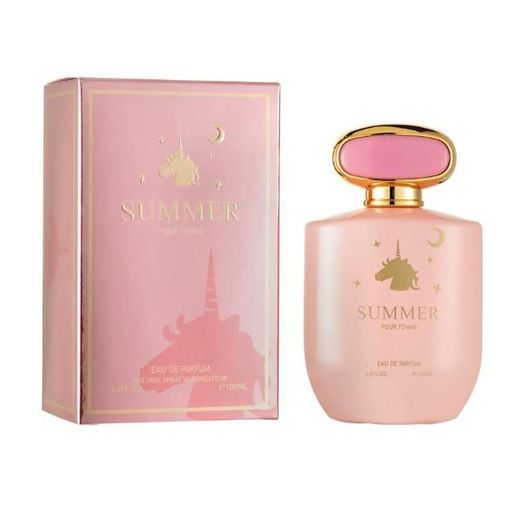 Jinbadi summer pour femme eau de parfum femme 100ml rose