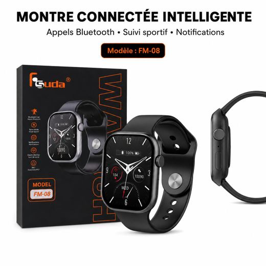 Generic  Montre connectée intelligente avec écouteur Bluetooth