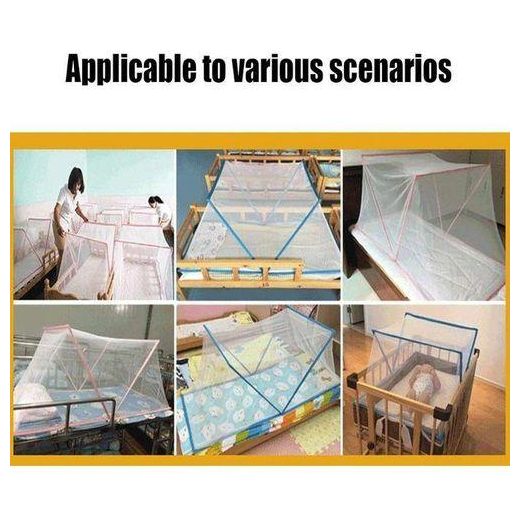 Generic Moustiquaire 2 Places Pliable Et Démontable Pour Adulte - Transparent - image 3