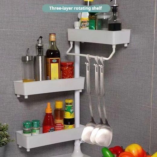 Generic Partagez ce produit    ÉTAGÈRE DE RANGEMENT ROTATIVE À 3 NIVEAUX