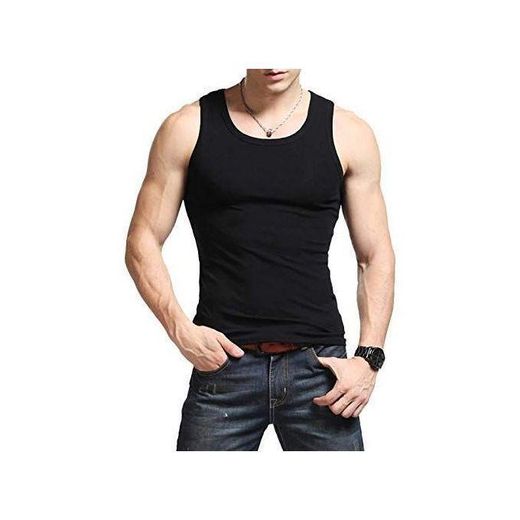 Mode Lot De 3 Débardeurs Homme - Noir/Blanc/Gris - image 3