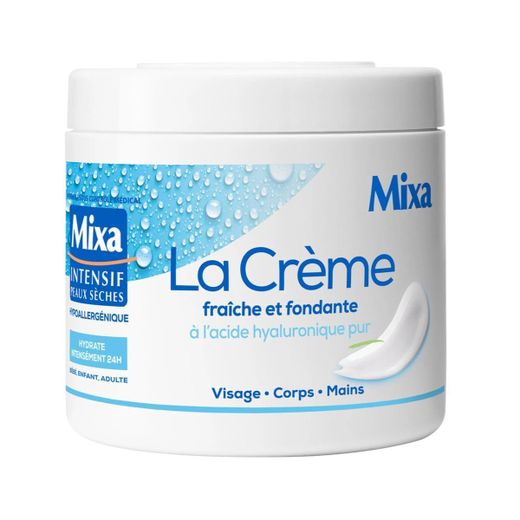 Mixa Crème Fraîche et Fondante à l'acide hyaluronique pur