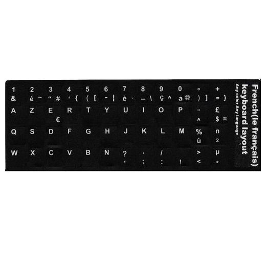 Generic Un Lot De Deux Stickers Autocollants Clavier Azerty