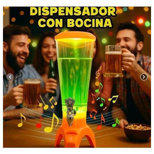 Generic Canon à bière de 3 litres avec haut-parleur LED