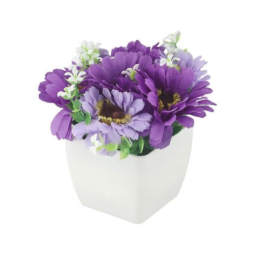 Generic Lot de 2 Bonsaïs Artificiels en Pot – Plantes Vertes Décoratives pour Décoration Intérieure - image 2