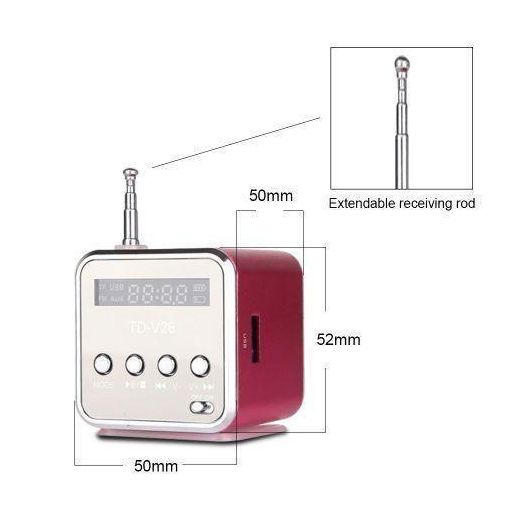 Generic Enceinte Bluetooth Portable 3W avec Radio FM - Bleu - image 3