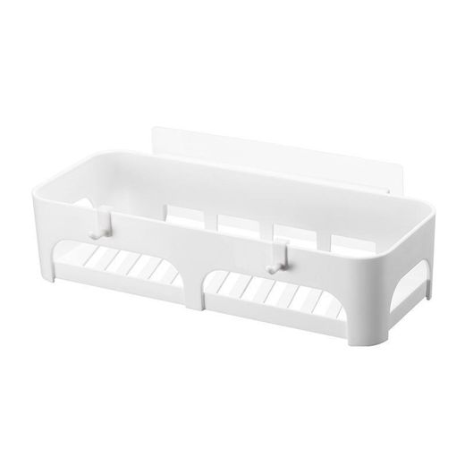 Generic Étagère Murale à Ventouse - Sans Perçage - Rangement Cuisine & Salle de Bain - image 4