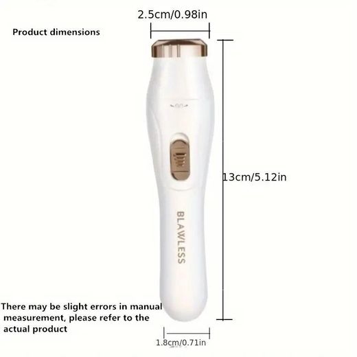 Generic Rasoir électrique rechargeable pour femme – Rasoir portable, tondeuse bikini et épilateur visage, jambes et aisselles - image 4