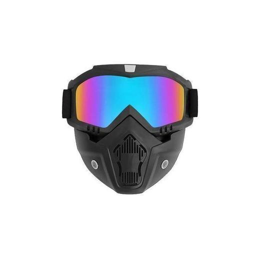 Generic Casque De Motocross Harley Coupe-vent - Lunettes De Soleil