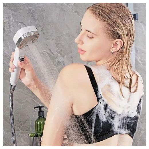 Generic Pommeau De Douche à Main Pressurisé De Luxe - 4 Modes De Sortie D'eau Réglables - image 4