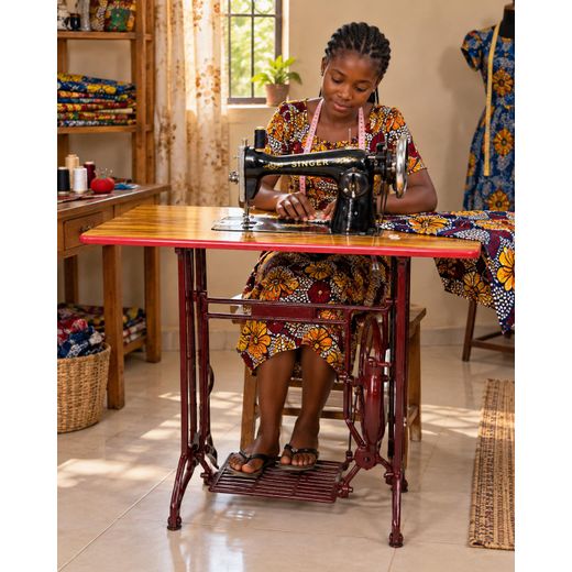 Singer Machine a coudre complet avec sa table - image 2
