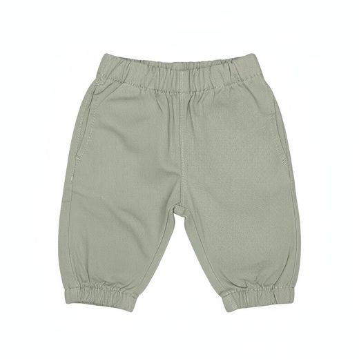 Primark Pantalon en Twill de Coton avec Taille et Chevilles Élastiquées - 0-3 Mois