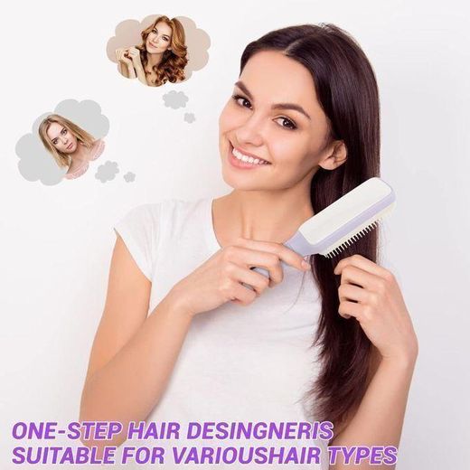 Generic Peigne à Tête Rétractable, Nettoyage Des Cheveux En Un Clic - image 2