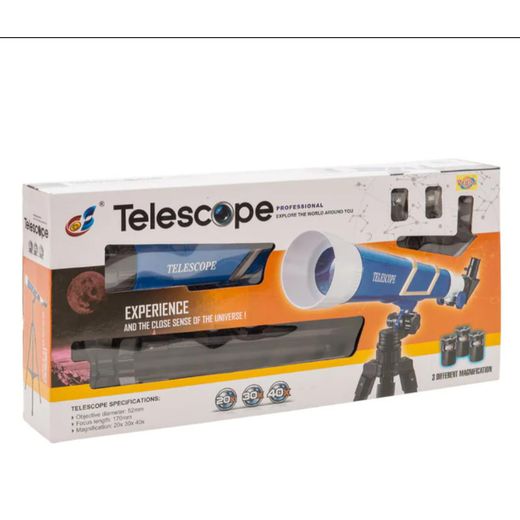 Generic Téléscope professionnel pour enfants à trois niveaux de grossissement avec trépied réglable - image 3