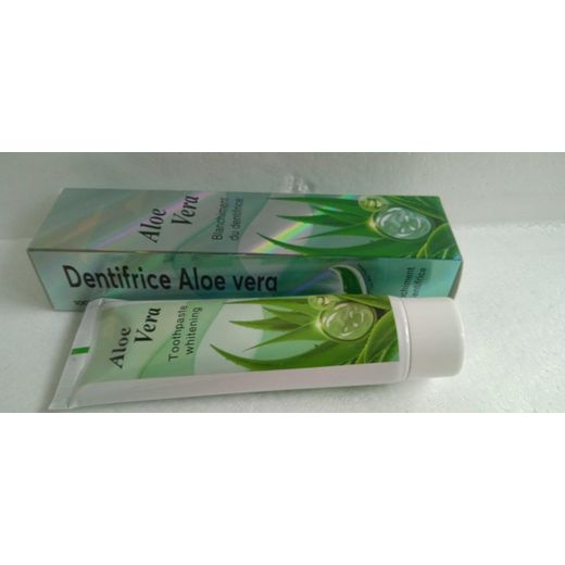 Generic Un Lot De 6 PATES Dentifrice Aloe vera toothpaste whitening 100% NATUREL - image 2
