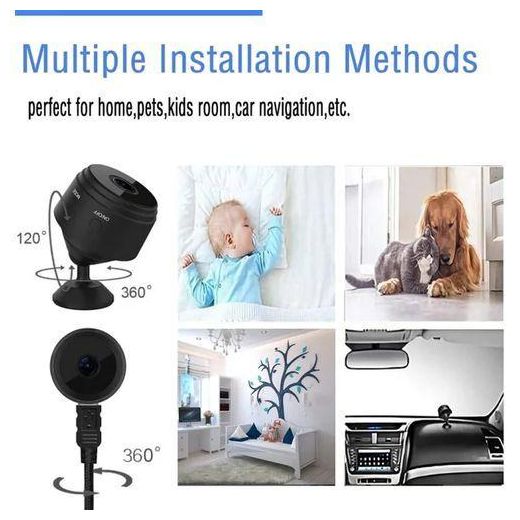 Generic Gm Mini Caméra WIFI 1080P HD Sans Fil CCTV - image 4
