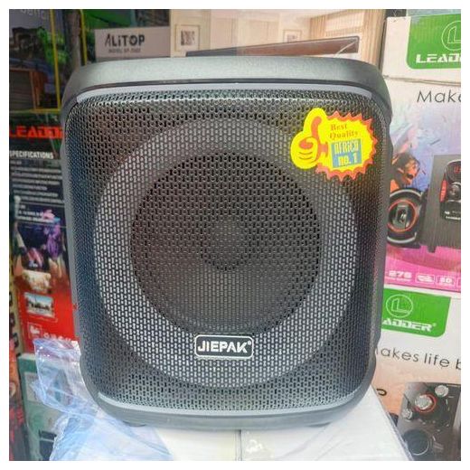 Jiepak Woofer Enceinte Bluetooth Portable Haut-Parleur Avec Microphone sans Fil - Noir - image 2