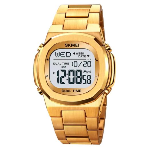 Skmei Montre Homme Numérique Nouvelle Collection SK2004 En Acier Inoxydable, Affichage Date Alarme - image 2