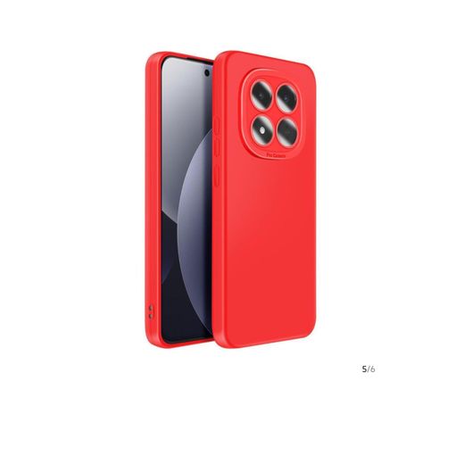 Generic Coque en silicone redmi note 15 pro avec 1 antichoc 9D rouge - image 3
