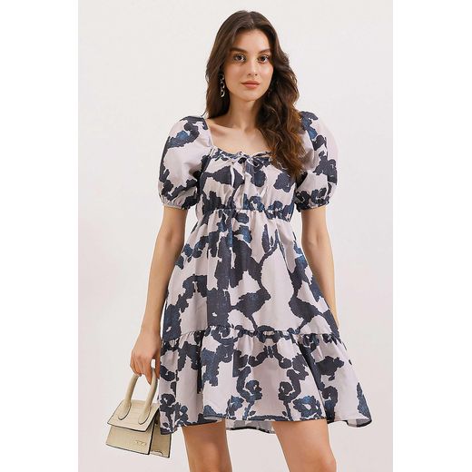 Bigdart Robe évasée En Popeline 2351 - Noir Foncé