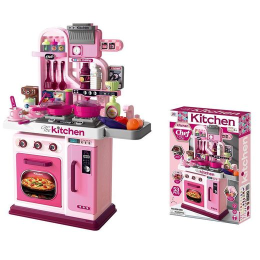Generic Cuisine Enfant Interactive The Kitchen - 53 Pièces Rose