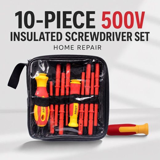 Generic 10 pièces Jeu de tournevis isolés 500V