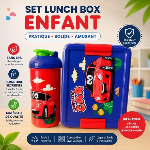 Kit Déjeuner Enfant ("Speed Stat Car")