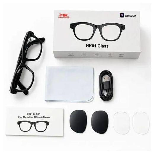 LUNETTE INTELLIGENTE AI SMART GLASSES AVEC CAMERA HD TRADUCTION EN TEMPS REEL ET CONNECTIVITE BLUETOOTH