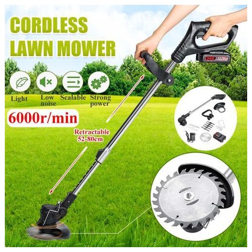 Generic Tondeuse À Gazon Électrique 24V 1900W 6000r-min -Noir