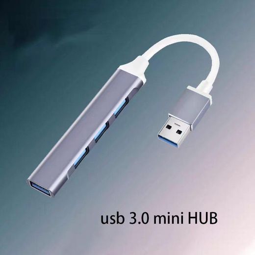Generic Mini Hub USB 3.0 4 Ports Séparateur USB Portable Adaptateur pour Ordinateur Portable et Bureau - image 3